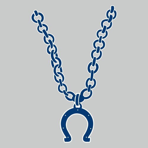 Indianapolis Colts Necklace logo vinyl decal